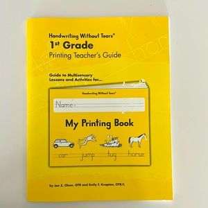 Handwriting Without Tears 1st Grade Printing Teacher’s Guide